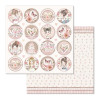Набір паперу 30*30см Stamperia Little Girl 10/Pkg