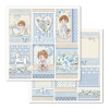 Набір паперу 30*30см Stamperia Little Boy 10/Pkg