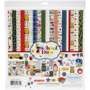 Набір паперу 30*30см Carta Bella Collection Kit School Days 12/Pkg