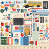 Набір паперу 30*30см Carta Bella Collection Kit School Days 12/Pkg