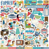 Набір паперу 30*30см Carta Bella Collection Kit Family Night 12/Pkg