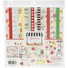 Набір паперу 30*30см Carta Bella Collection Kit Summer Market 12/Pkg