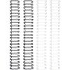 Пружини для біндера We R Memory Keepers Cinch Wires Black & White 660502