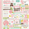 Набір паперу 30*30см Echo Park Bundle Of Joy A New Addition Baby Girl