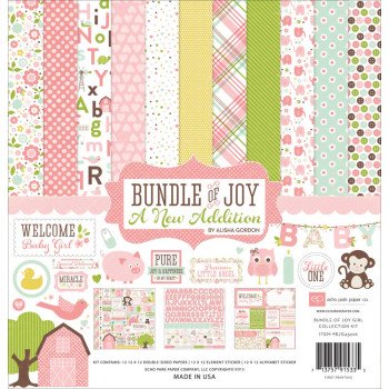 Набір паперу 30*30см Bundle Of Joy A New Addition Baby Girl