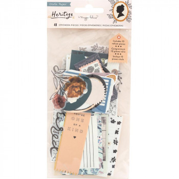 Висічки Crate Paper Cardstock&Vellum Maggie Holmes Heritage, 40/Pkg
