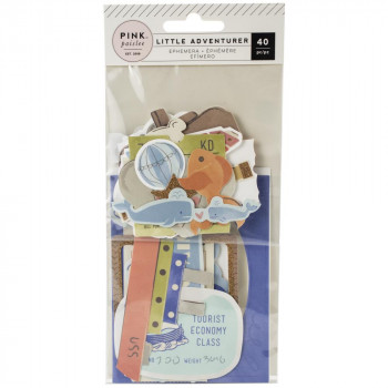 Висічки Pink Paislee Cardstock Little Adventurer Boy 40/Pkg