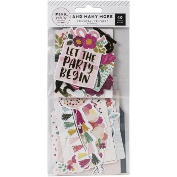 Висічки Pink Paislee Cardstock And Many More 40/Pkg