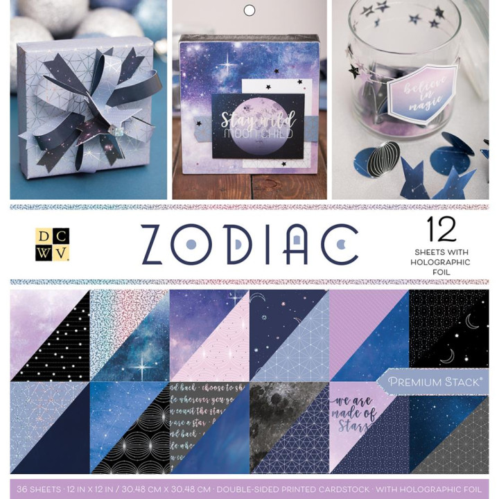 Набір паперу 30*30см DCWV Zodiac 36/Pkg