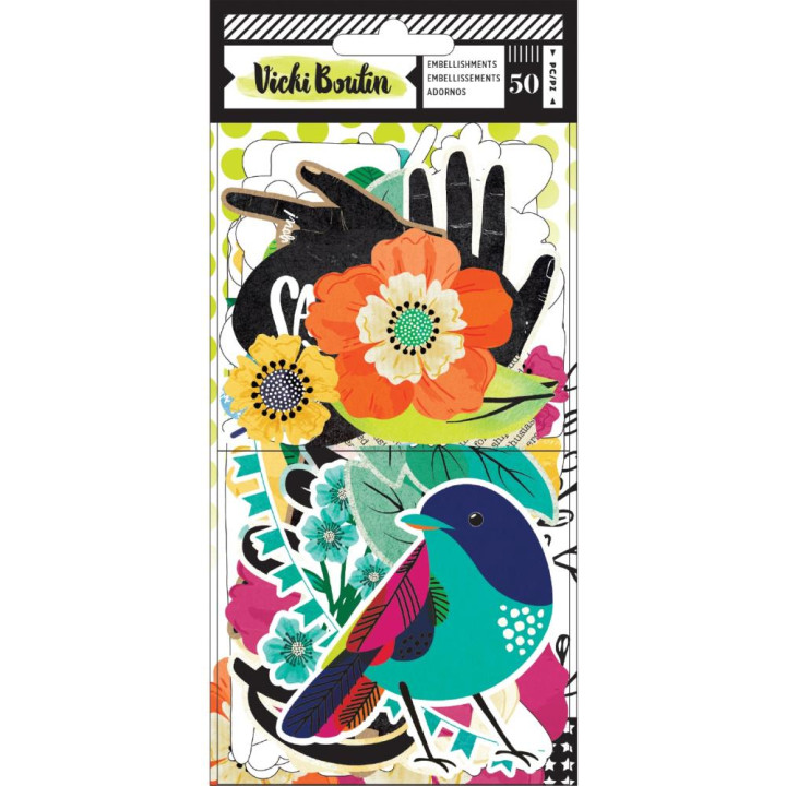 Висічки American Crafts Icons Vicki Boutin Color Kaleidoscope 50/Pkg