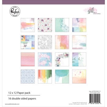 Набір паперу 30*30см Pinkfresh Studio Just A Little Lovely 16/Pkg