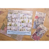 Набір паперу 30*30см Tim Holtz Vellum Paper Wallflower 18/Pkg