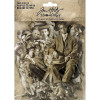 Висічки Tim Holtz Dolls Vintage Black&White 107/Pkg