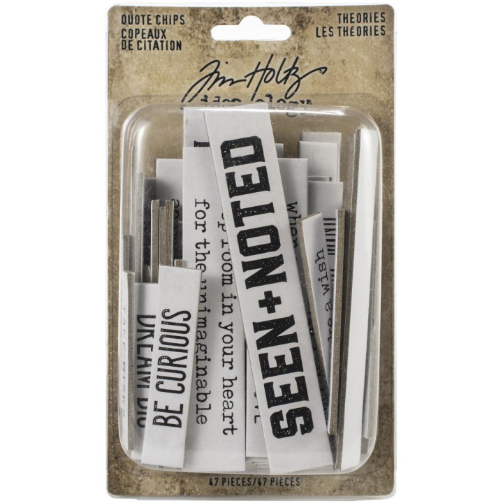 Чіпборд Tim Holtz Theories Chipboard Elements 47/Pkg