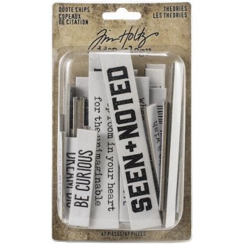 Чіпборд Tim Holtz Theories Chipboard Elements 47/Pkg