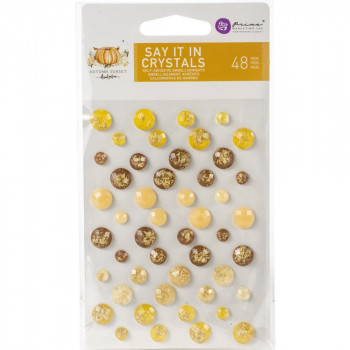 Кристали Prima Dots Autumn Sunset Say It In Crystals 48/Pkg