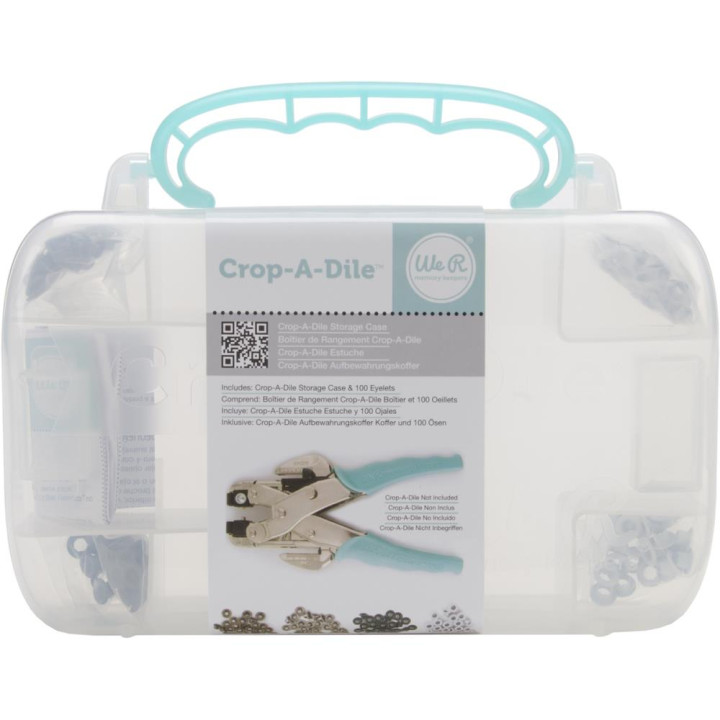 Контейнер для зберігання закріплювача люверсів Crop-A-Dile Hole Punch & Eyelet Setter