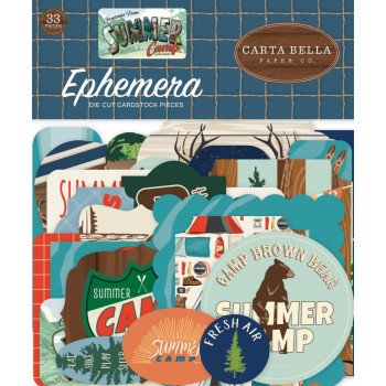 Висічки Carta Bella Icons Summer Camp 33/Pkg