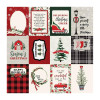 Набір паперу 30*30см Carta Bella Collection Kit Christmas Market 12/Pkg