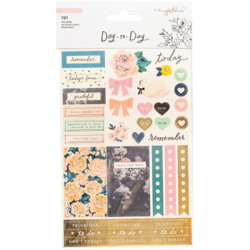 Наліпки Crate Paper Maggie Holmes Day-To-Day Planner Sticker Book 191/Pkg