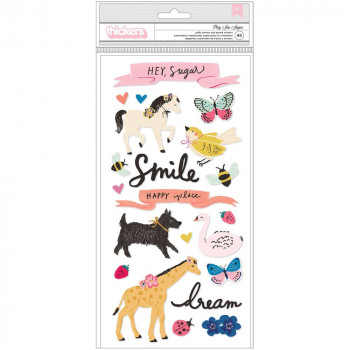 Наліпки Crate Paper Maggie Holmes Sweet Story Thickers Stickers Elements 43/Pkg
