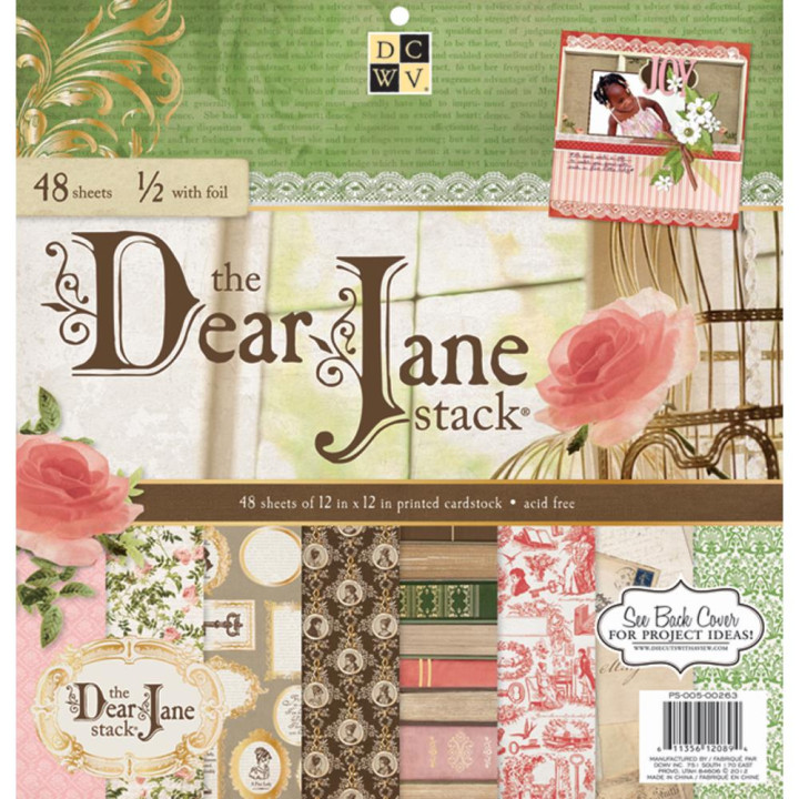 Набір паперу 30*30см DCWV Dear Jane 48/Pkg