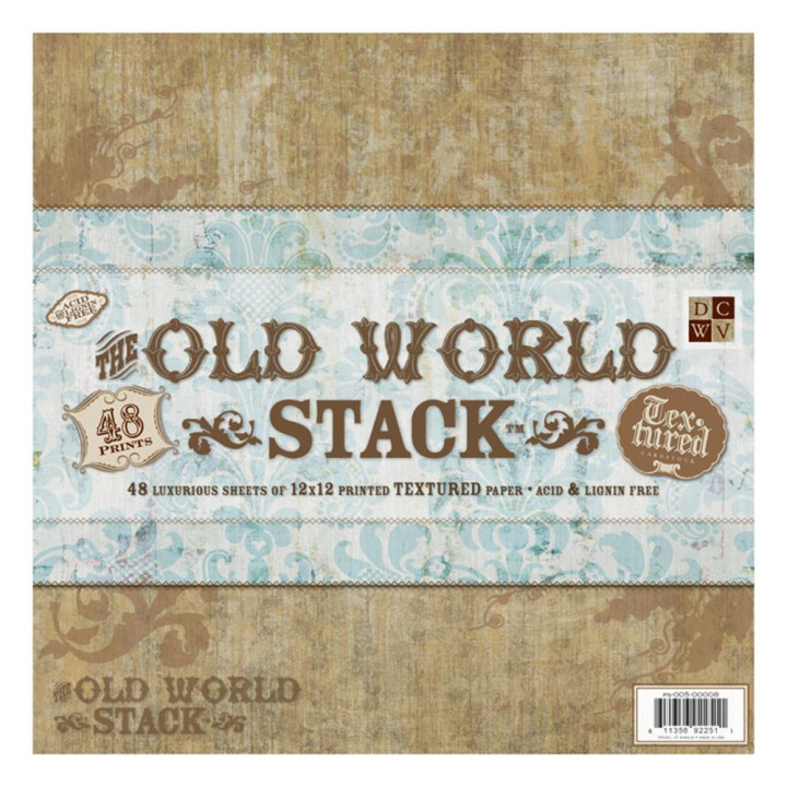Набір паперу 30*30см DCWV Old World 48/Pkg