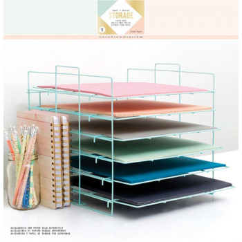Лоток Crate Paper Desktop Storage Paper Rack