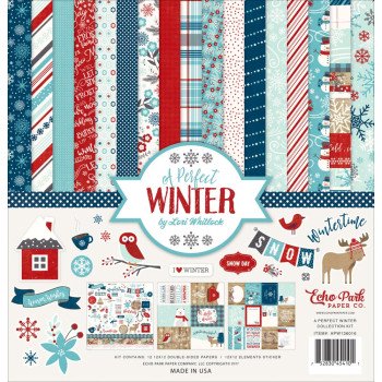 Набір паперу 30*30см Echo Park A Perfect Winter 12/Pkg