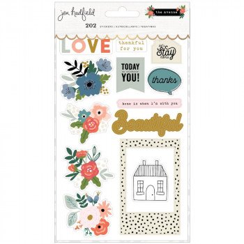 Наліпки Pebbles Jen Hadfield The Avenue Sticker Book 202/Pkg