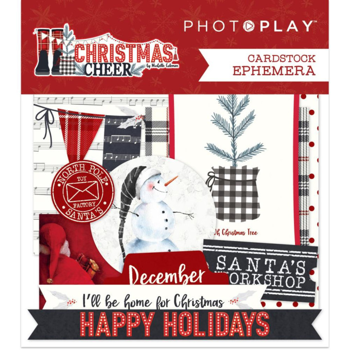 Висічки Photoplay Ephemera Christmas Cheer