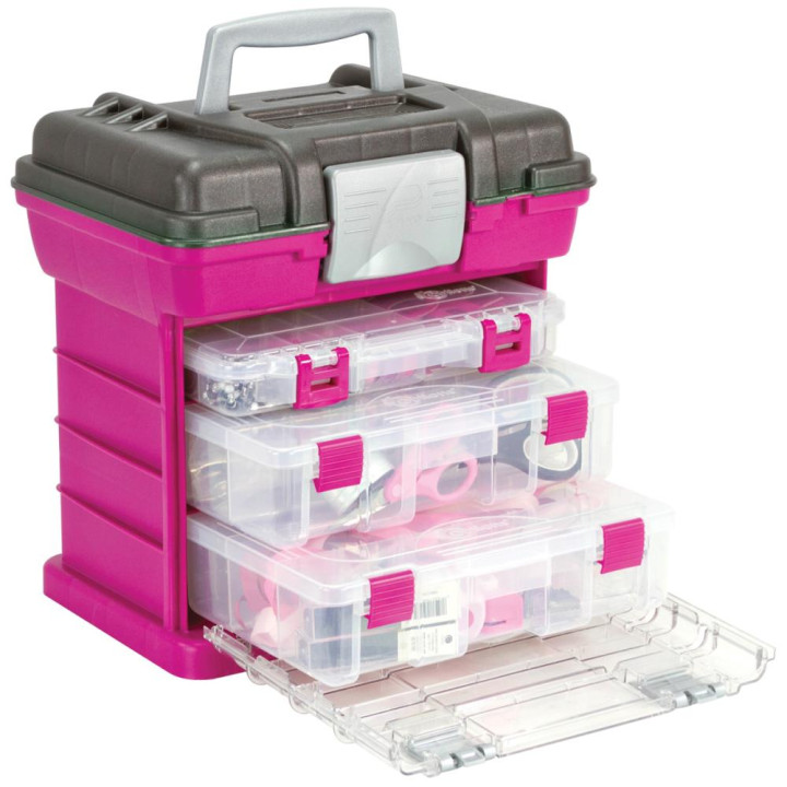 Бокс Creative Options Grab & Go 3-By Rack System Magenta & Sparkle Gray