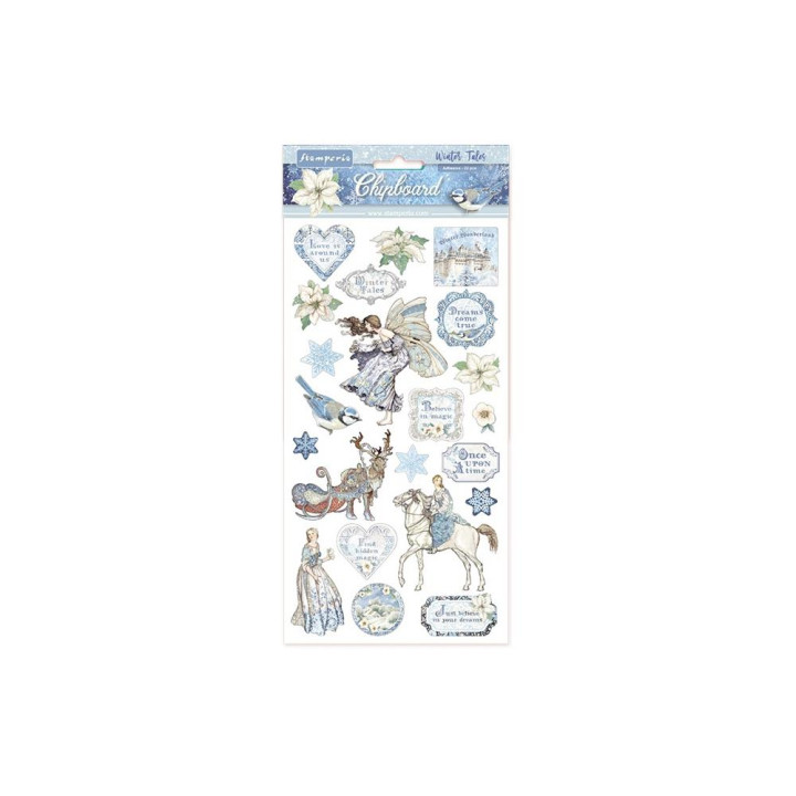 Чіпборд Stamperia Winter Tales 15*30см