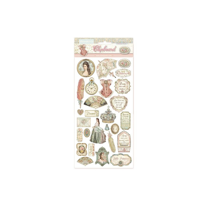 Чіпборд Stamperia Princess 15*30см