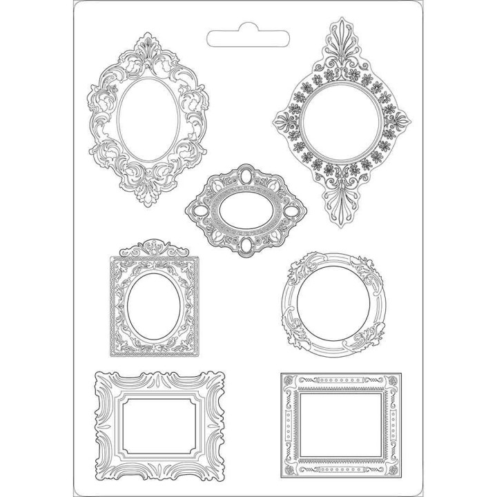  Молд Stamperia Soft Maxi Frames Princess