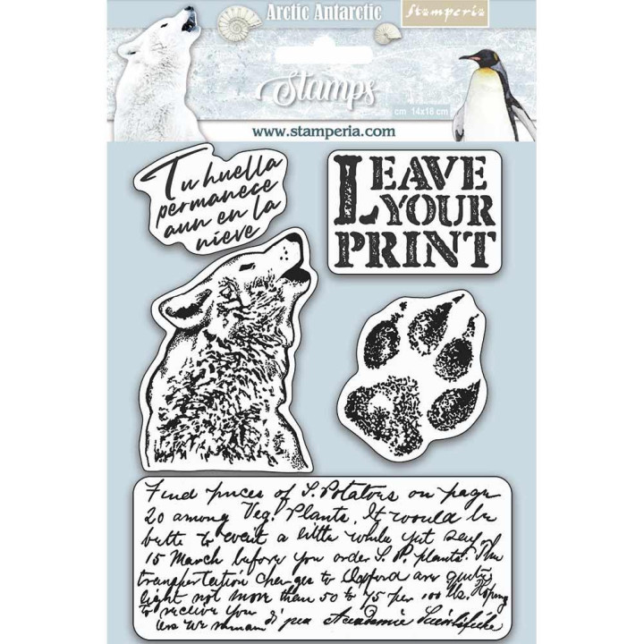 Штампи Stamperia Leave Your Print Arctic Antarctic 14*18см