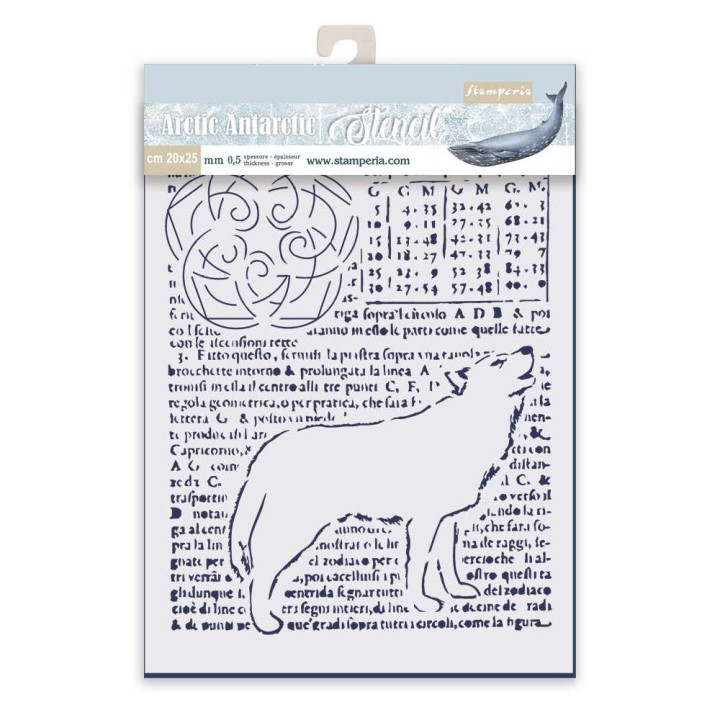  Трафарет Stamperia Wolf Arctic Antarctic