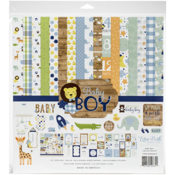 Набір паперу 30*30см Echo Park Baby Boy