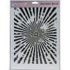  Трафарет Dress My Craft Stencil A4 Sun Rays