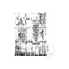  Трафарет Dress My Craft Stencil A4 Ladger Script