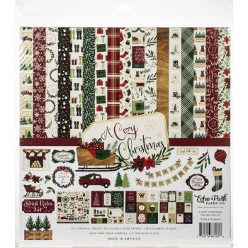 Набір паперу 30*30см Echo Park A Cozy Christmas