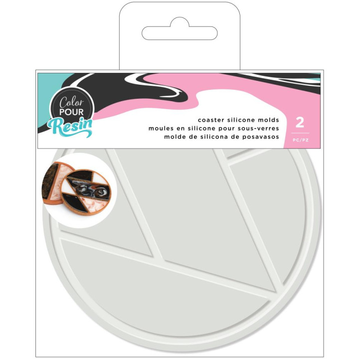  Молд American Crafts Color Pour Resin Coasters 2/Pkg