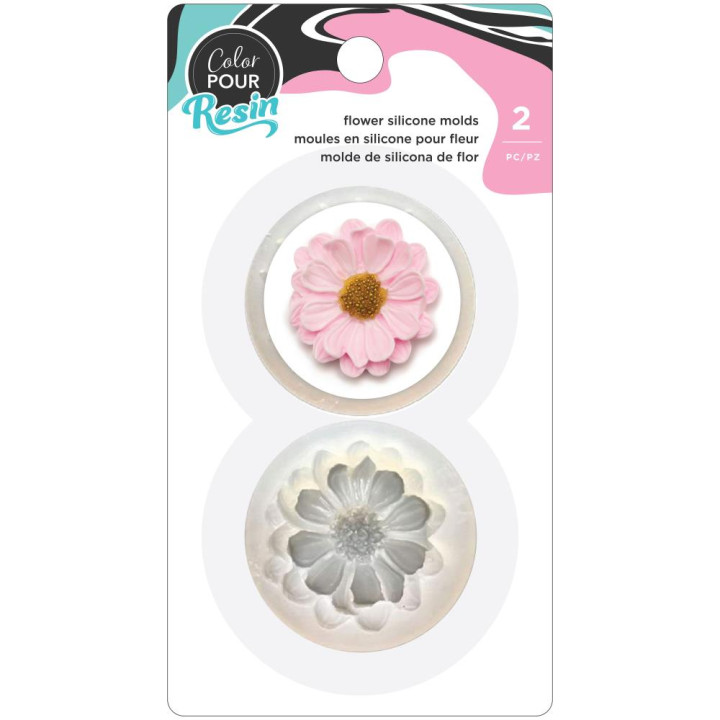  Молд American Crafts Color Pour Resin Flowers 2/Pkg