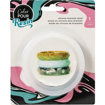 Молд American Crafts Color Pour Resin Facet Bangle Bracelet