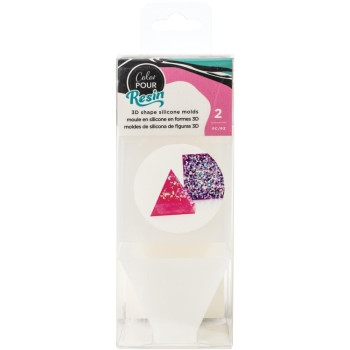 Молд American Crafts Color Pour Resin Paper Weight - Cube & Pyramid