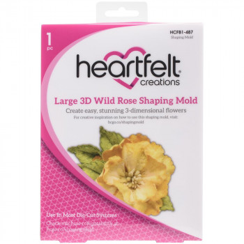 Молд Heartfelt Creations Shaping Wild Rose -3D Large Rose