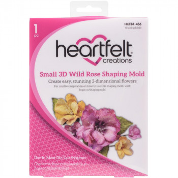 Молд Heartfelt Creations Shaping Wild Rose -3D Small Rose