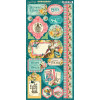 Наліпки Graphic 45 Ephemera Queen Cardstock Stickers Elements 30*30см