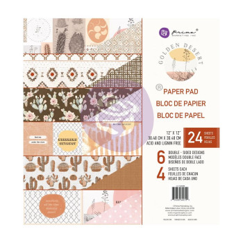Набір паперу 30*30см Prima Golden Desert 24/Pkg