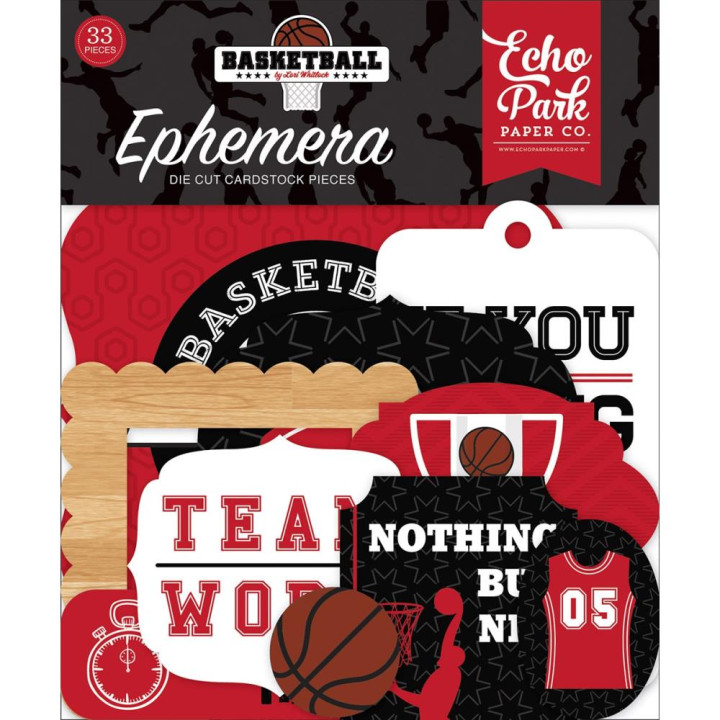 Висічки Echo Park Icons Basketball 33/Pkg